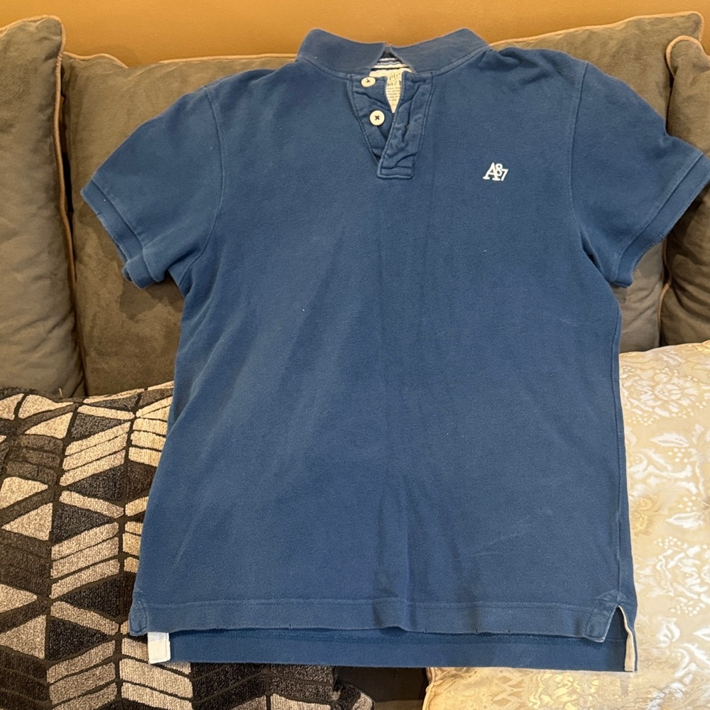 😊Boys Aeropostale Kids Blue Polo Shirt